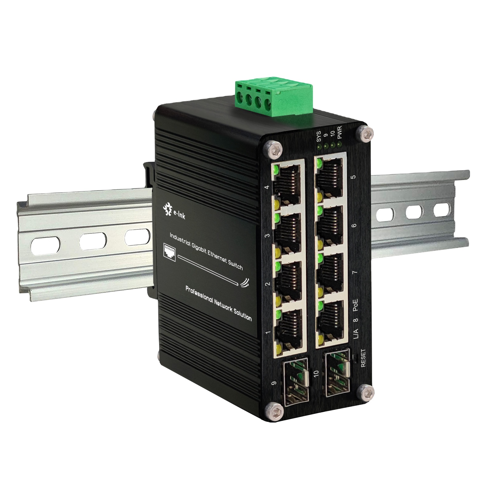 Managed Gigabit Poe Switch 8 Port 802.3At - Managed PoE Switch 8 Port 10/100/1000T