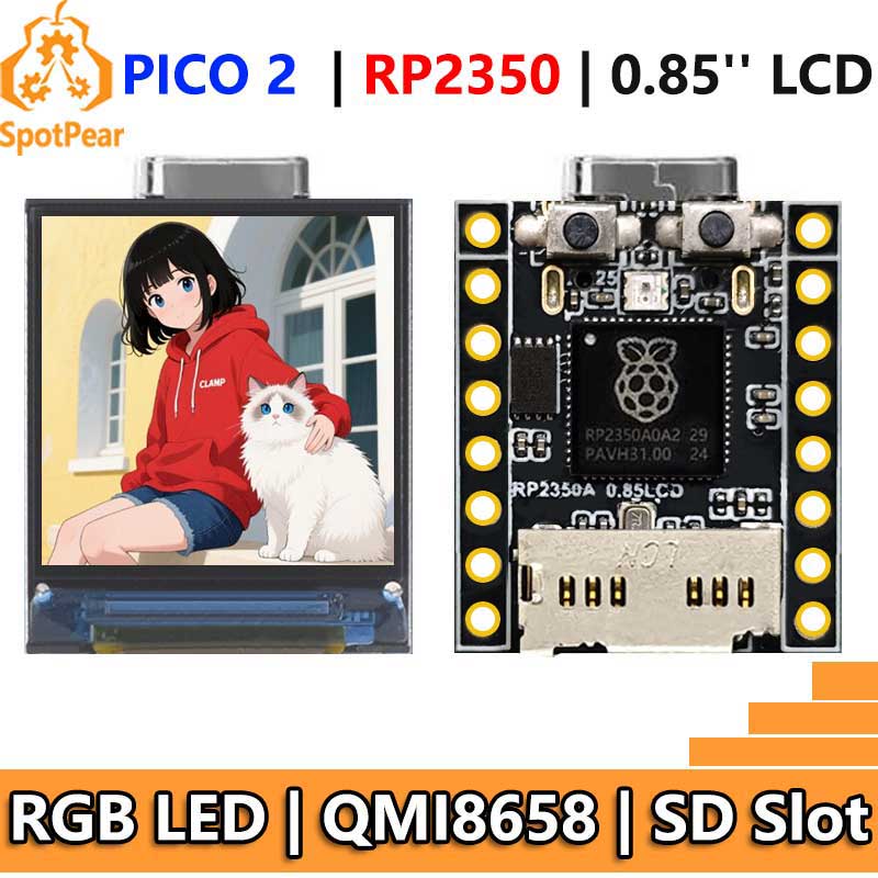 Turing Pi 2 - Raspberry Pi Pico 2 RP2350 0.85inch