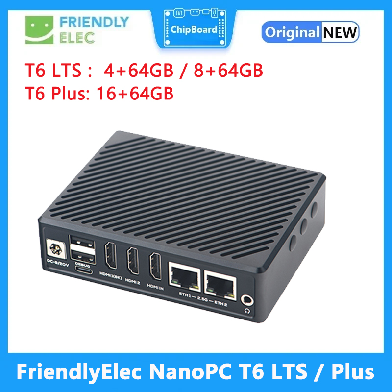 FriendlyElec NanoPC T6 LTS/Plu - Nanopc T6 16Gb ulasan dan harga