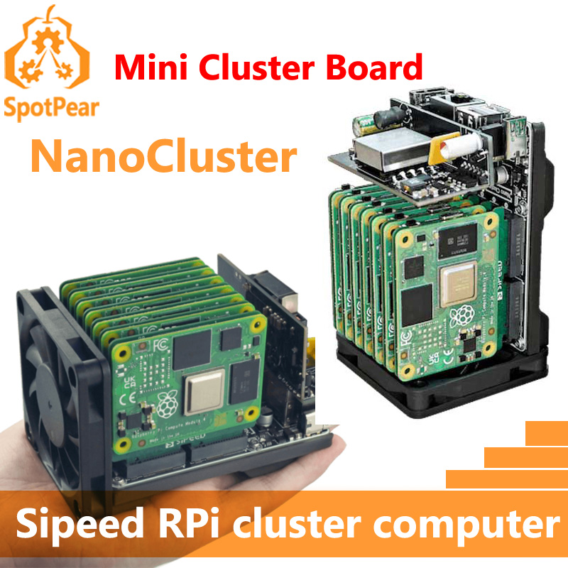 Sipeed NanoCluster Mini Nano C - Deskpi Super6C ulasan dan harga