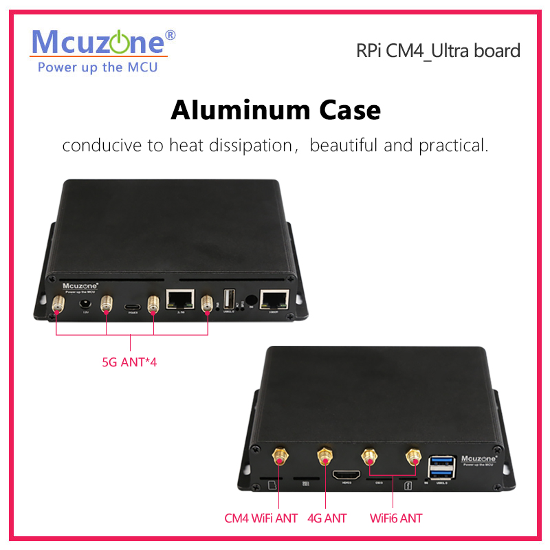 Raspberry Pi CM4_Ultra Board 4 - Deskpi Super6C ulasan dan harga
