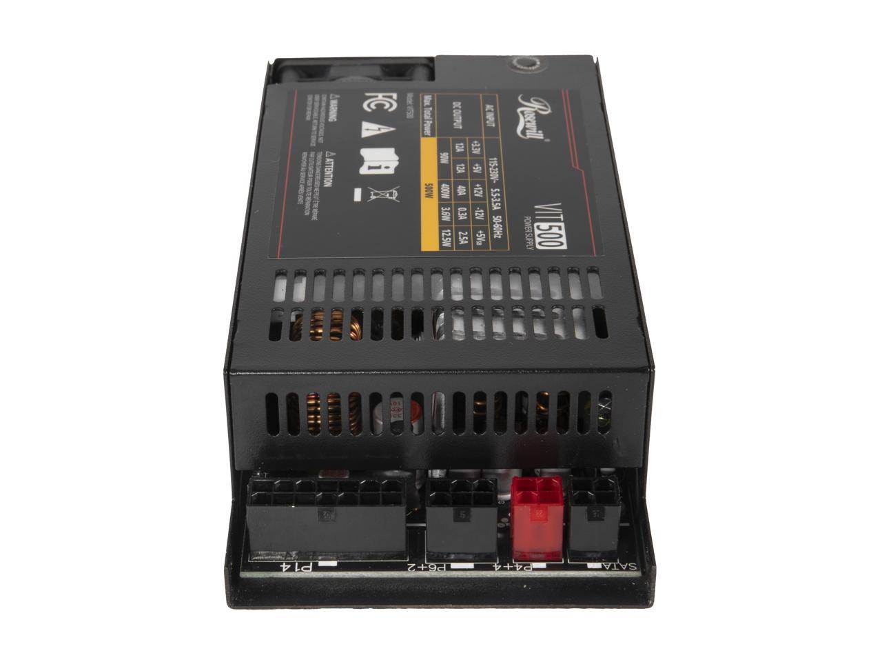 Rosewill VIT 500W, Mini ITX/Fl - Atx Power Supply 1U Flex 500W ulasan dan harga