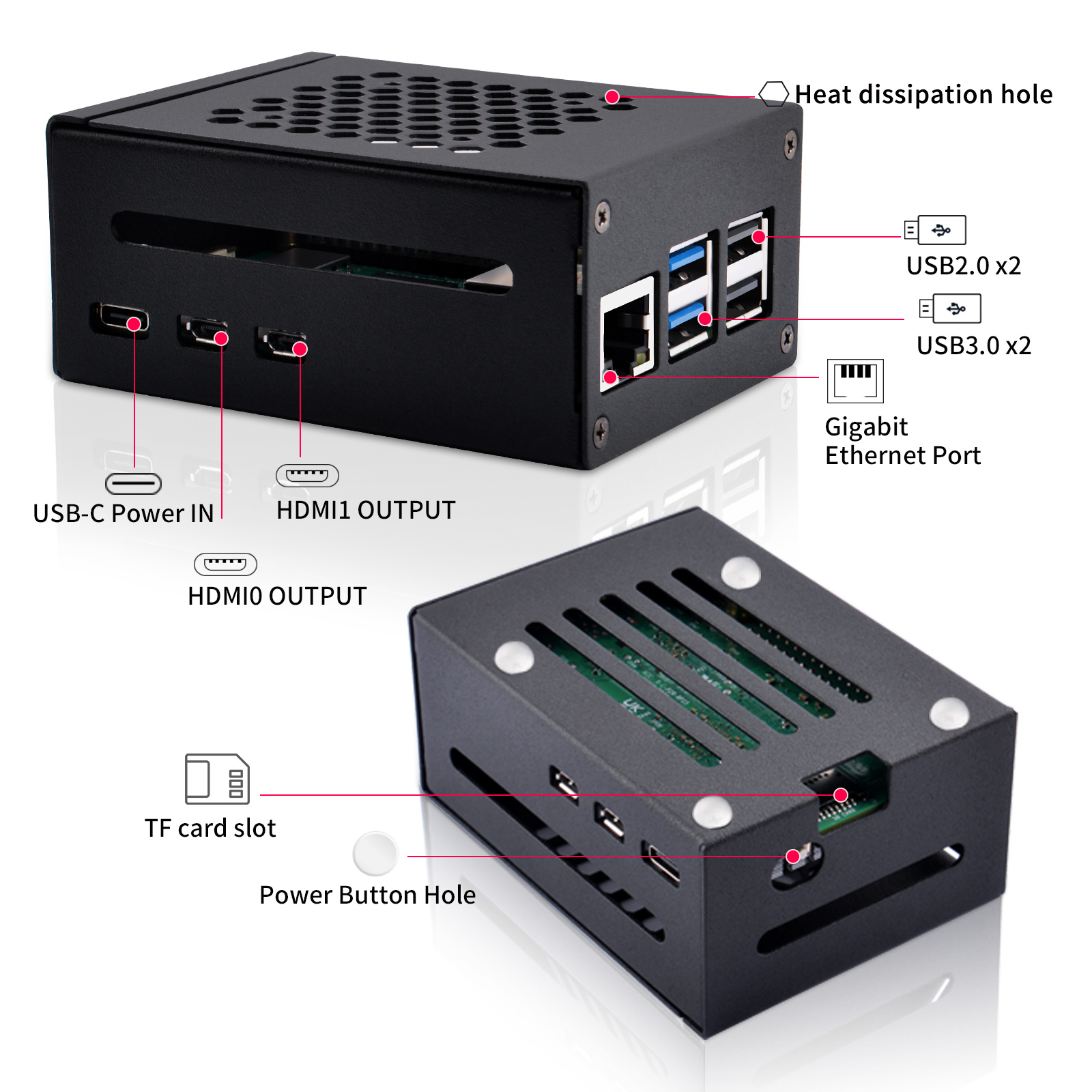 52Pi  Raspberry Pi 5 Metal Cas - Turing Pi 2 ulasan dan harga