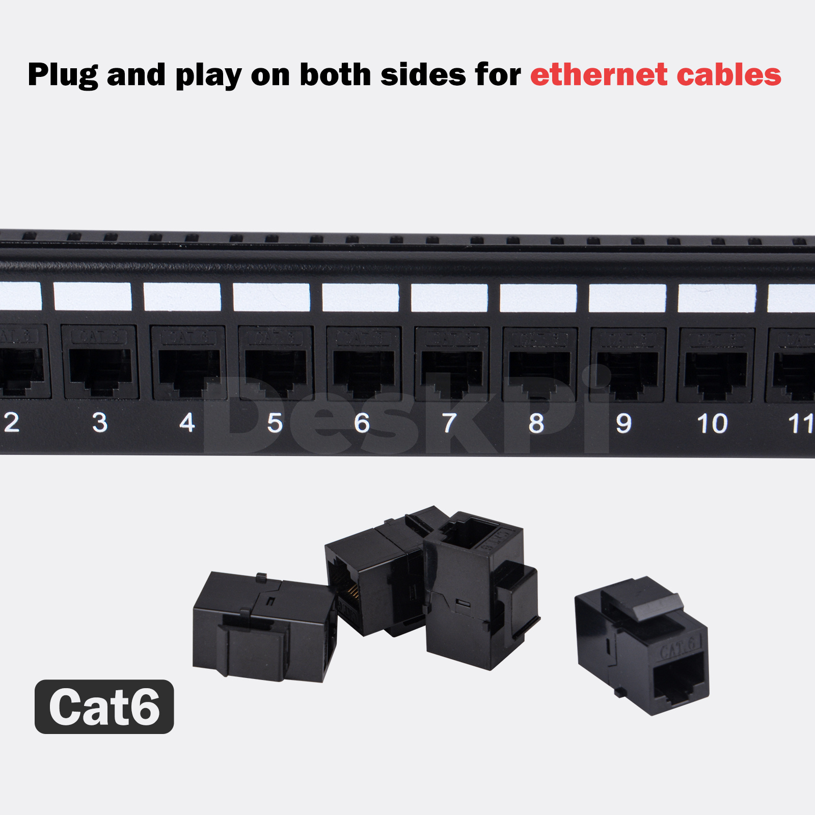 DeskPi Rackmate 12 Port CAT6 K - Deskpi Super6C ulasan dan harga
