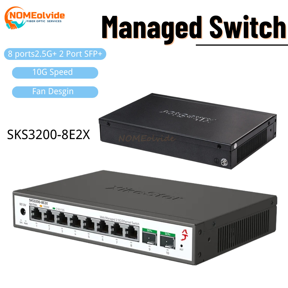 SKS3200 XikeStor 10 Ports L2 S - Sfp+ 10G Managed Switch 8 Port ulasan dan harga