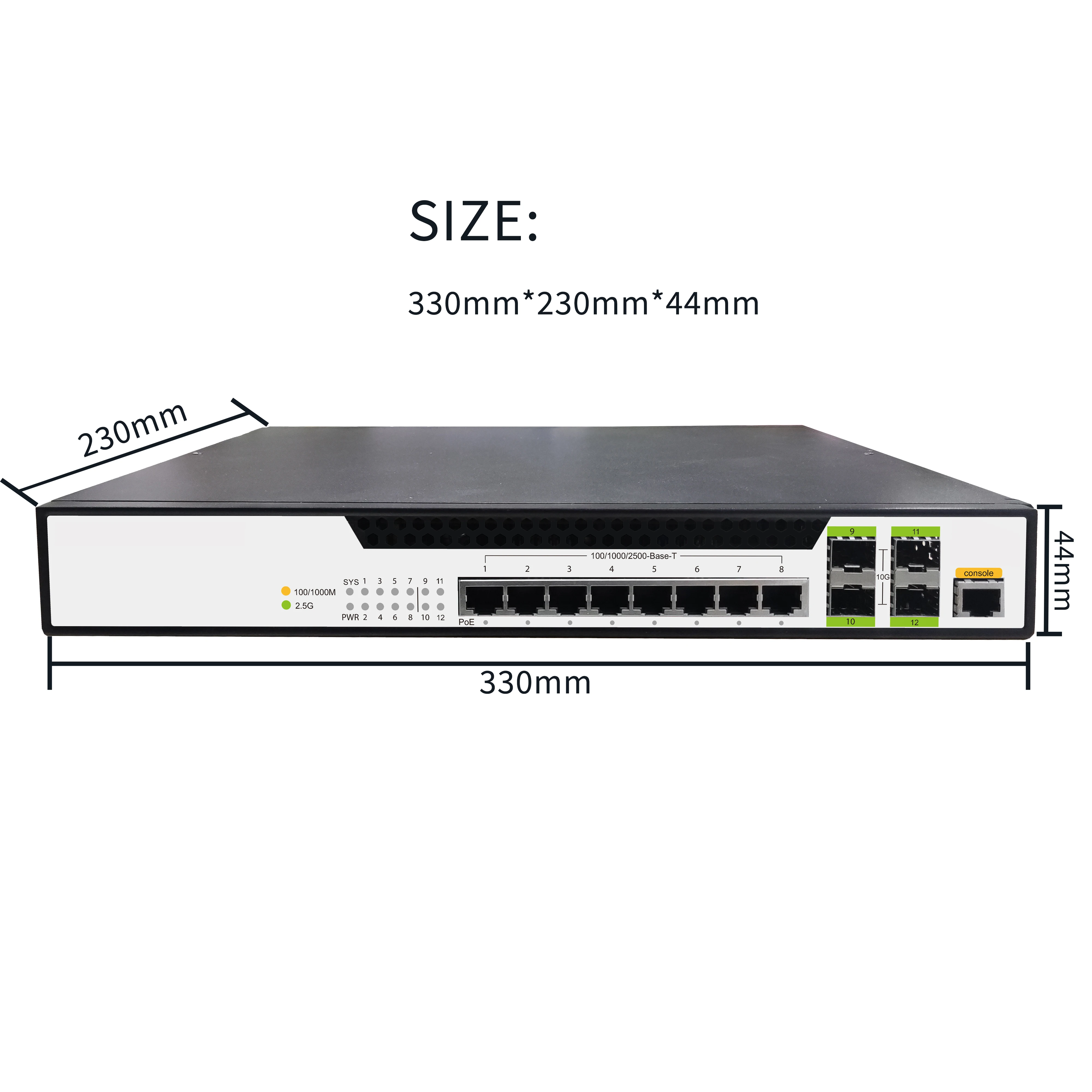 4/8/16/24/48 Port 2.5G Multi-G - Sfp+ 10G Managed Switch 8 Port ulasan dan harga