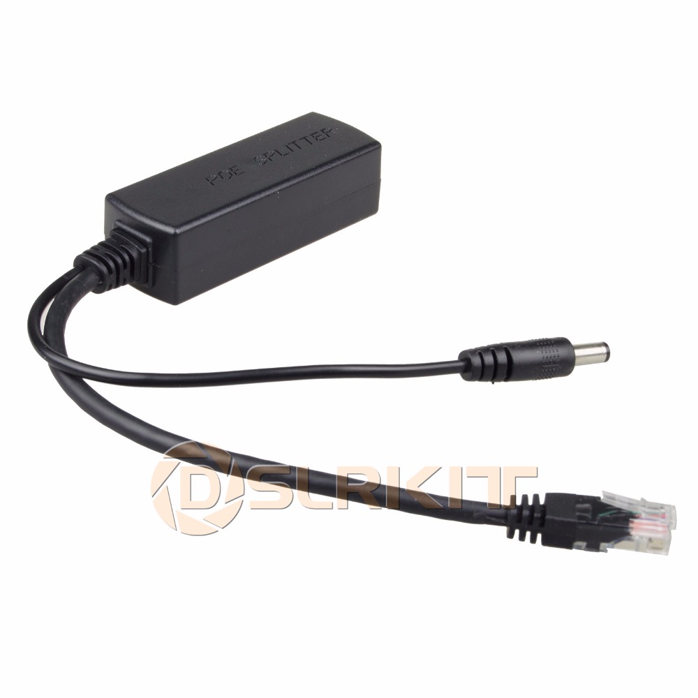 DSLRKIT Gigabit Active PoE Spl - Active Poe Splitter Gigabit 12V 2A ulasan dan harga